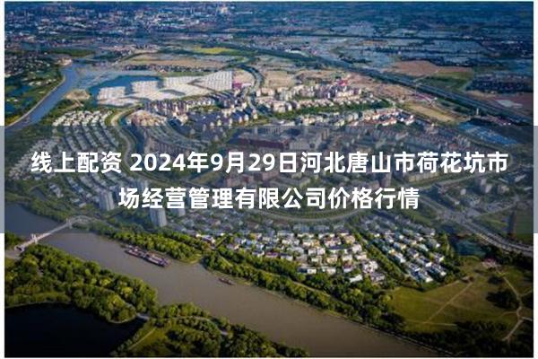 线上配资 2024年9月29日河北唐山市荷花坑市场经营管理有限公司价格行情