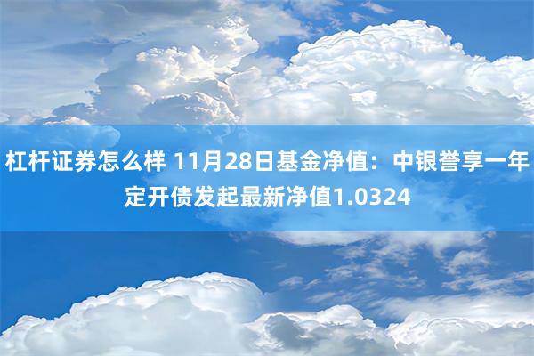 杠杆证券怎么样 11月28日基金净值：中银誉享一年定开债发起最新净值1.0324